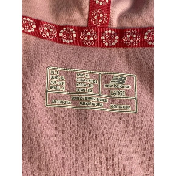 New Balance Susan G Komen Womens Jacket Size L Pinks Lightweight - Picture 7 of 16